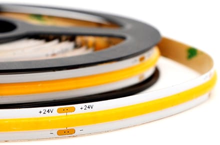 COB LED Strip 5 Meter - Egale Lichtlijn - 8W per Meter - 3000K Warm Wit