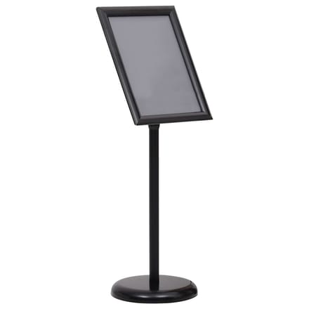 vidaXL - Posterstandaard - A3 - aluminiumlegering - zwart