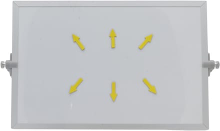 Sam Creative Magnetisch Symbool - Pijl - 1,2x3 cm - Geel - 25 stuks - Whiteboard Magneten