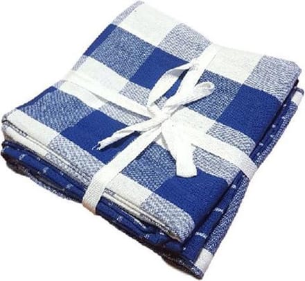 Theedoekset KARL - 3 theedoeken - Blauw