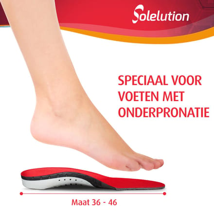 Solelution Onderpronatie zolen - Voet staat naar buiten (Per paar)