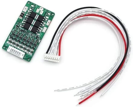 Batterij Beschermingskaart - Lithium Batterij Module - Batterij Management - Met Balancering - 7 Serie - Groen
