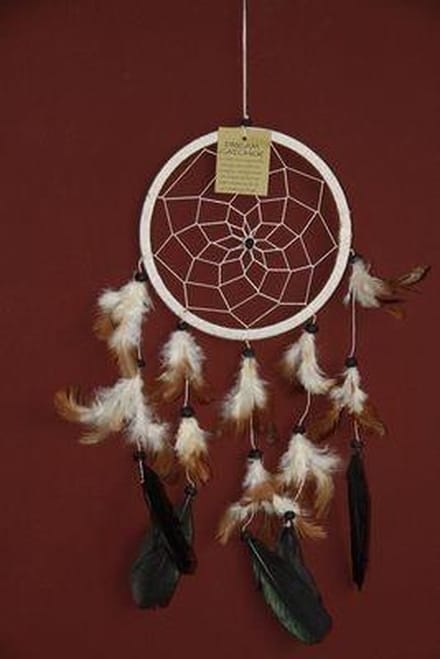 Dromenvanger / Dreamcatcher Ø18cm zonder kleintjes  - naturel