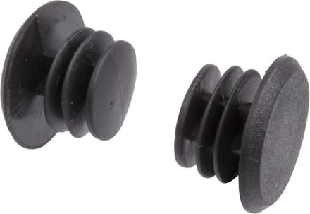 M-wave Stuurdoppen Fit-plugs Zwart 2 Stuks