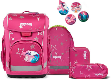 ergobag schooltas Cubo Light Set 5-delig SternzauBär roze