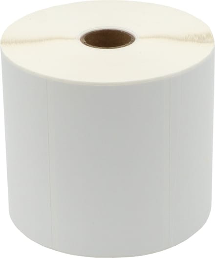 DULA Compatible Zebra Labels 100x60mm - 1250 etiketten per rol - kern 25mm - Wit - Permanent - 1 rol