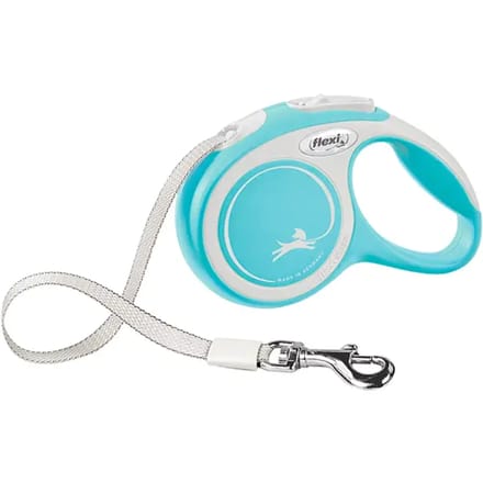 Hondenriem Flexi NEW COMFORT Licht Blauw Maat XS
