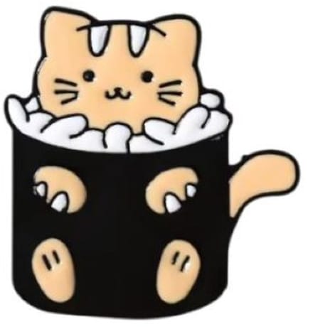 Pin Broche - enamel pin - kledingspeld - Sushi kat E