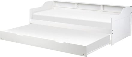 EDERN - Onderschuifbed - Wit - 90 x 200 cm - Hout