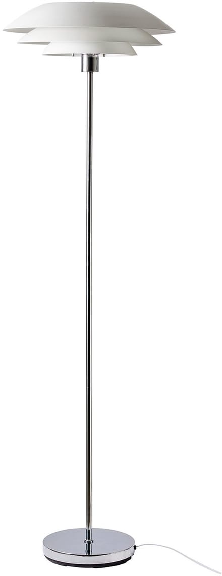 Dyberg Larsen Staande Lamp Dl45 45 X 146 Cm G9 Staal 5w Wit