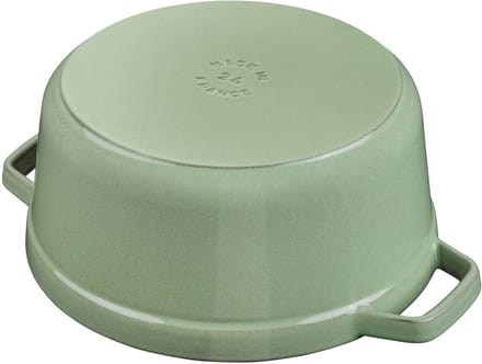 Staub La Cocotte gietijzeren pan 5.2L mintgroen