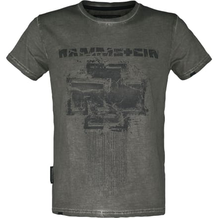 Rammstein T-shirt - Broken Logo II - S tot 3XL - voor Mannen - olijf