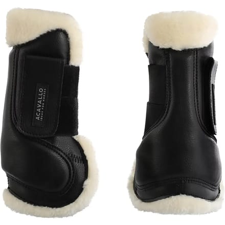 Dichte beenbeschermers voor paarden met klittenbandsluiting Acavallo