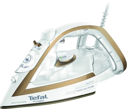 Tefal Stoomstrijkijzer Puregliss FV8042E0 - steam iron - sole plate: Durilium AirGlide Autoclean