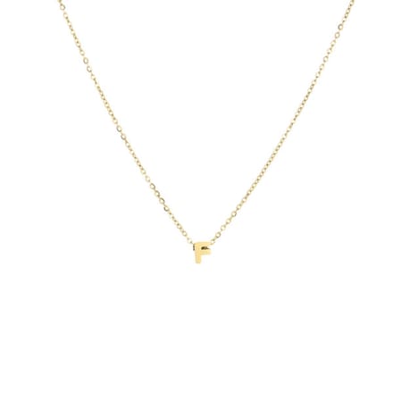Letter-Ketting-F-Goud