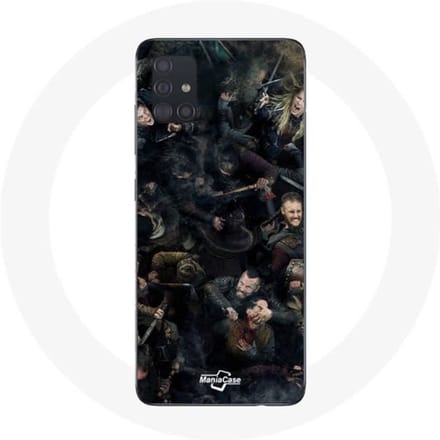 Coque pour Samsung Galaxy A71 Vikings Teaser Saison 6 Affiche Personnages Art