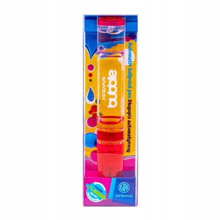 Astra Bubble automatische pen - blauwe inkt, Uniek Bubbel-ontwerp