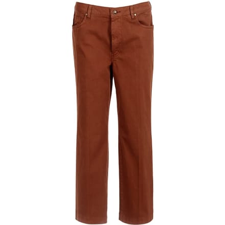 River Woods Mid High Waist Cropped Brown Größe: W32 | Straight Jeans Outlet | Damen | Braun
