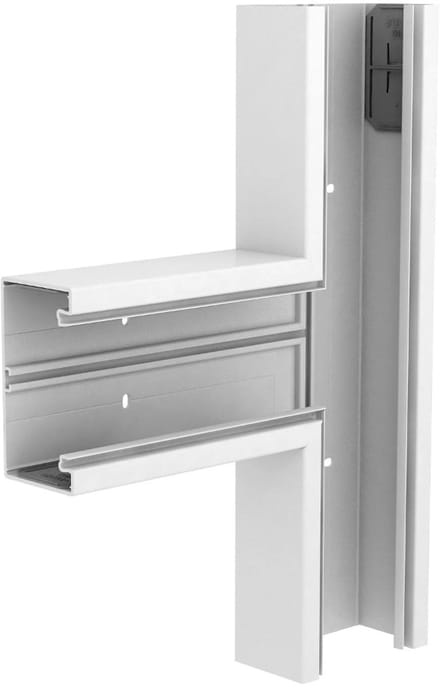 OBO Bettermann T-stuk 70x130mm polyvinylchloride zuiverwit RAL 9010, 6274560
