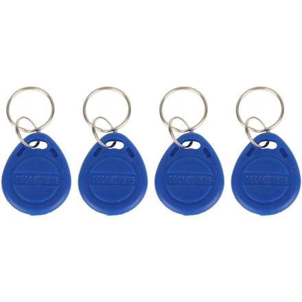 100 stuks blauwe sleutelhangers RFID-proximitykaartsleutel voor toegangscontrole(ID-kaart) blue