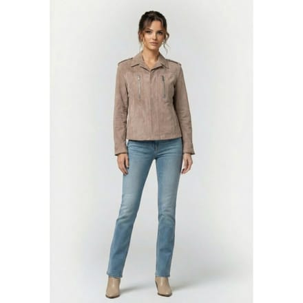 IRO Paris Jorin Taupe Größe: L | Lederjacken Outlet | Damen | Schwarz