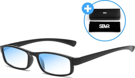 SBVR Blauw Licht Bril - Sterkte +2 - Blue light Glasses - Computerbril - Beeldschermbril - Unisex
