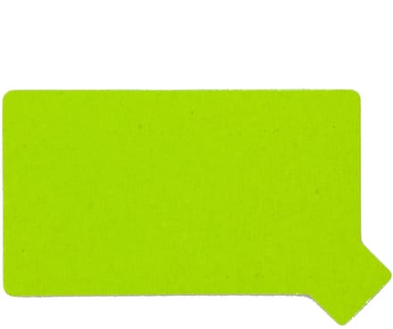 Taartkarton Groen/Zwart met lip 5,5x9cm 25st.