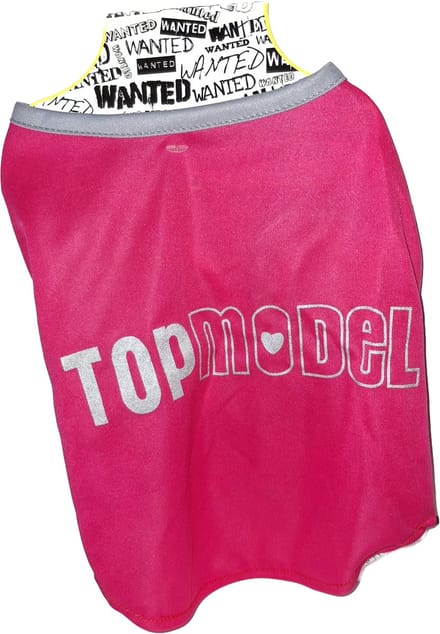 Honden T-Shirt Topmodel roze maat XS