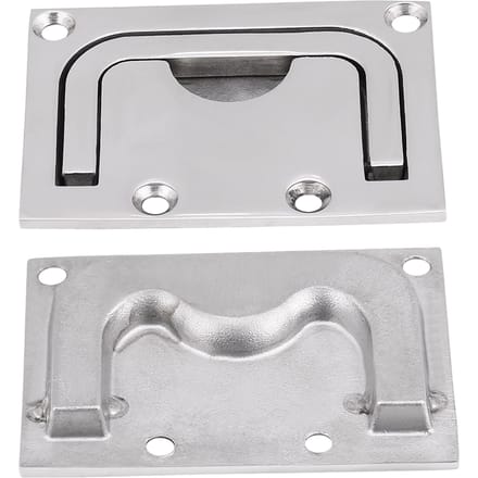 Boot Flush Hatch Locker Cabinet Lift Pull Handle Roestvrij staal voor Marine Yacht white