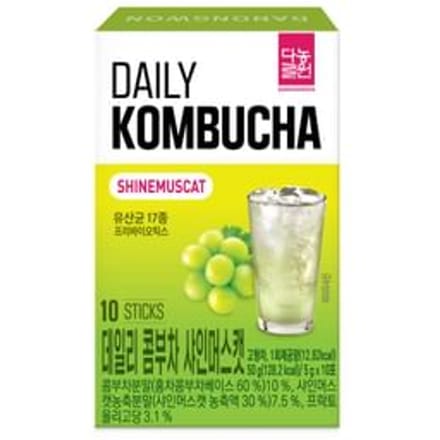Daily Kombucha - 9 Types 2026 Version - Shinemuscat