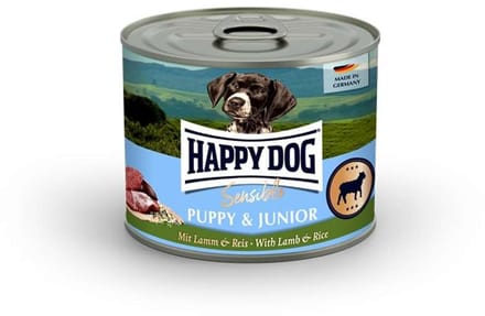 Happy Dog - Sensible Puppy & Junior 6x400g - Lam & Rijst