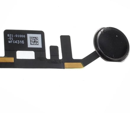 Home Button flex kabel voor iPad 2018 (A1893 / A1954) - zwart