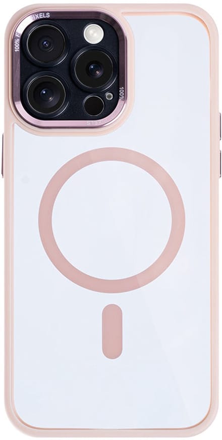 Rixus Classic 04 Case With MagSafe For iPhone 12 Pro Pink