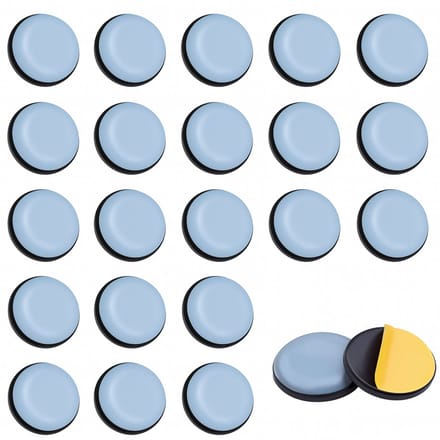 Set van 8 antikras meubelbeschermers (rond, 25 mm, PTFE)