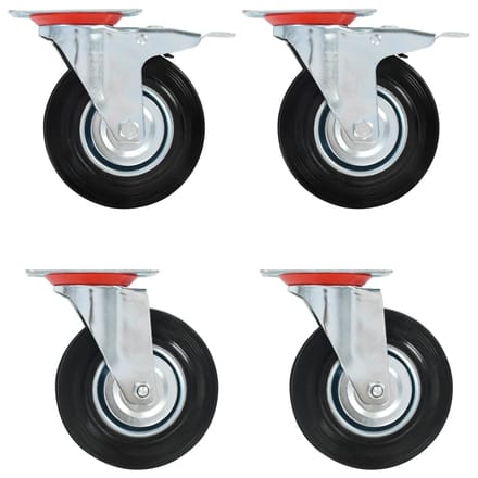 vidaXL - Zwenkwielen - 4 - st - 125 - mm