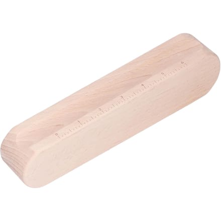 Quilters Clapper Stevig Hout Ronde Hoek Gladmaken Multifunctioneel Hardhout Kleermakers Clapper voor Kleding Strijken Naaien beige