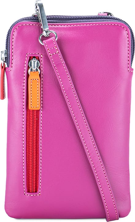 Mywalit Cell Phone Neck Pouch Telefoontasje Sangria Multi