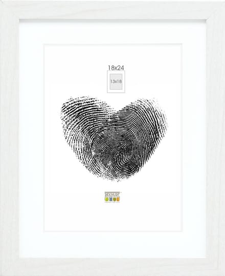 Deknudt S66KF1 P1 18x24 Wissellijst Papierformaat: 18 x 24 cm (b x h) 18 cm x 24 cm Wit