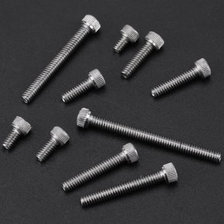 Dailygoods - Zoll Schrauben Sortiment, 150 Stuks 9 Maten Hex Socket Cap Head Schroeven Assortiment Set Met Plastic Doos #2-56 Unc