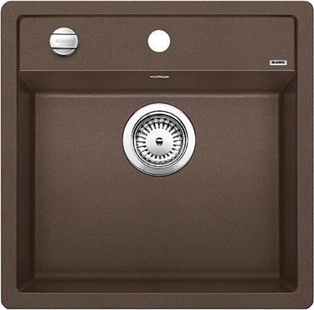Spoelbak Blanco Dalago 5 vlakbouw cafe 518536. Draaiknopbediening.
