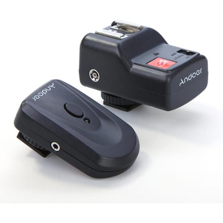 4-kanaals draadloze Speedlite flitser trigger universeel voor Canon Nikon gray