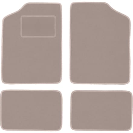 Beige veloursmatten voor: Renault 5 II hatchback (1986-1993)