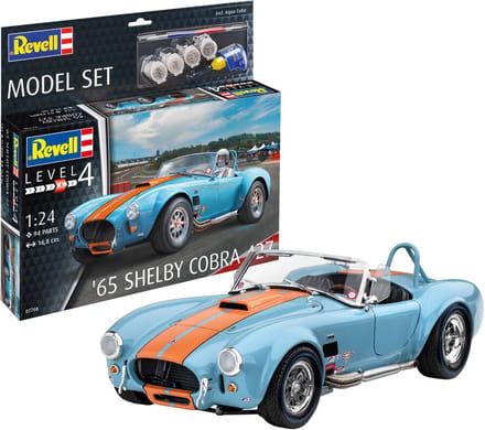 Revell Modelbouwpakket Auto - 67708 1965 Shelby Cobra 427 - Model Set Plastic - 1:24 - Modelbouw