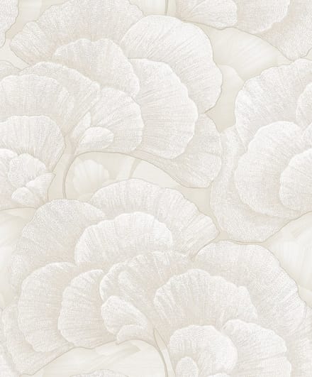 Dutch Wallcoverings - Vliesbehang - Renaissance - Blossom White Wit/Crème - RE521011
