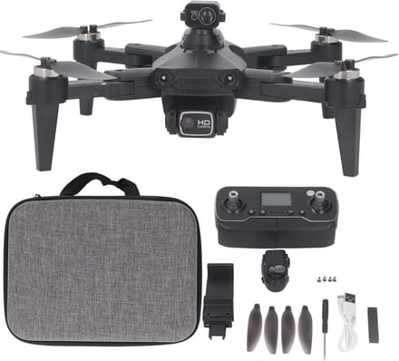 Thuys – Drones Met Camera voor Volwassenen – Drones – Dr Met Camera – 28cm x 24cm x 8cm – Zwart