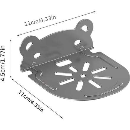 Multifunctionele Beamer Stand Wandmontage Projector Stand Metalen Beugel Compatibel met HY300 TD80W Projector gray
