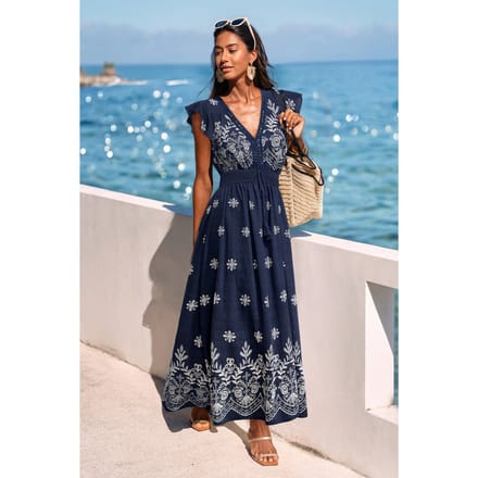 Weekend Explorer Floral Maxi Dress