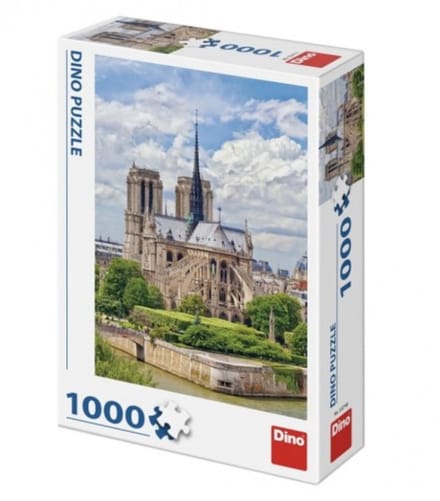 Dino puzzel Notre-Dame de Paris - legpuzzel 1000 stukjes Parijs.