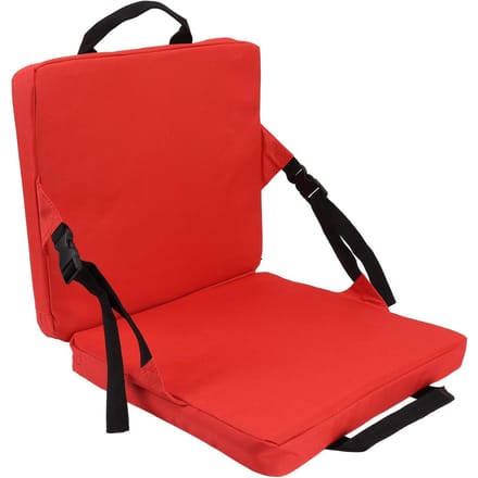Buitenstoelkussen Draagbaar Comfortabel Oxford Doek Opvouwbaar Stadionzitkussen Rood red