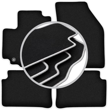 CARLUX-SILVER automatten voor: Suzuki Splash hatchback (2008-2014)